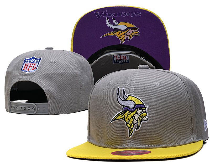 2021 NFL Minnesota Vikings Hat TX 08081->->Sports Caps